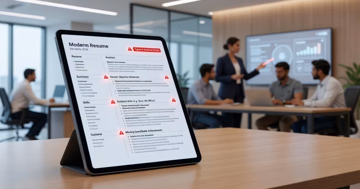 Top 10 Resume Mistakes to Avoid in 2026 That Are Costing You Interviews